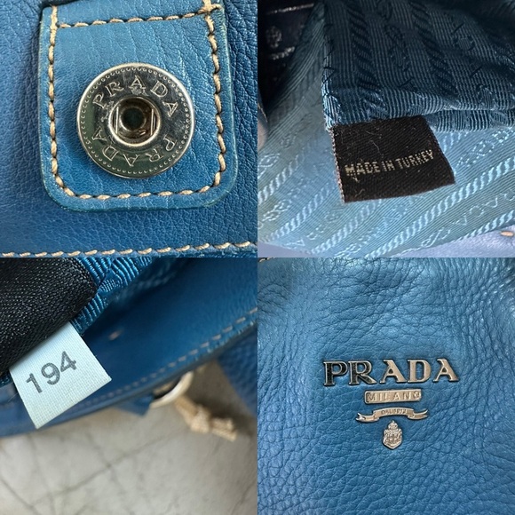 💯Authentic Prada Two-Way  Leather Tote Bag🍀 - Picture 13 of 15